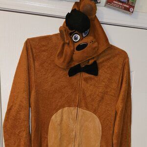 Five Nights at Freddy's Freddy Fazbear Hooded Zipper Onesize size Large